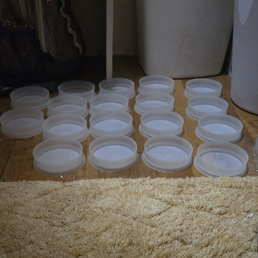 Set of Clear Hamburger Keepers